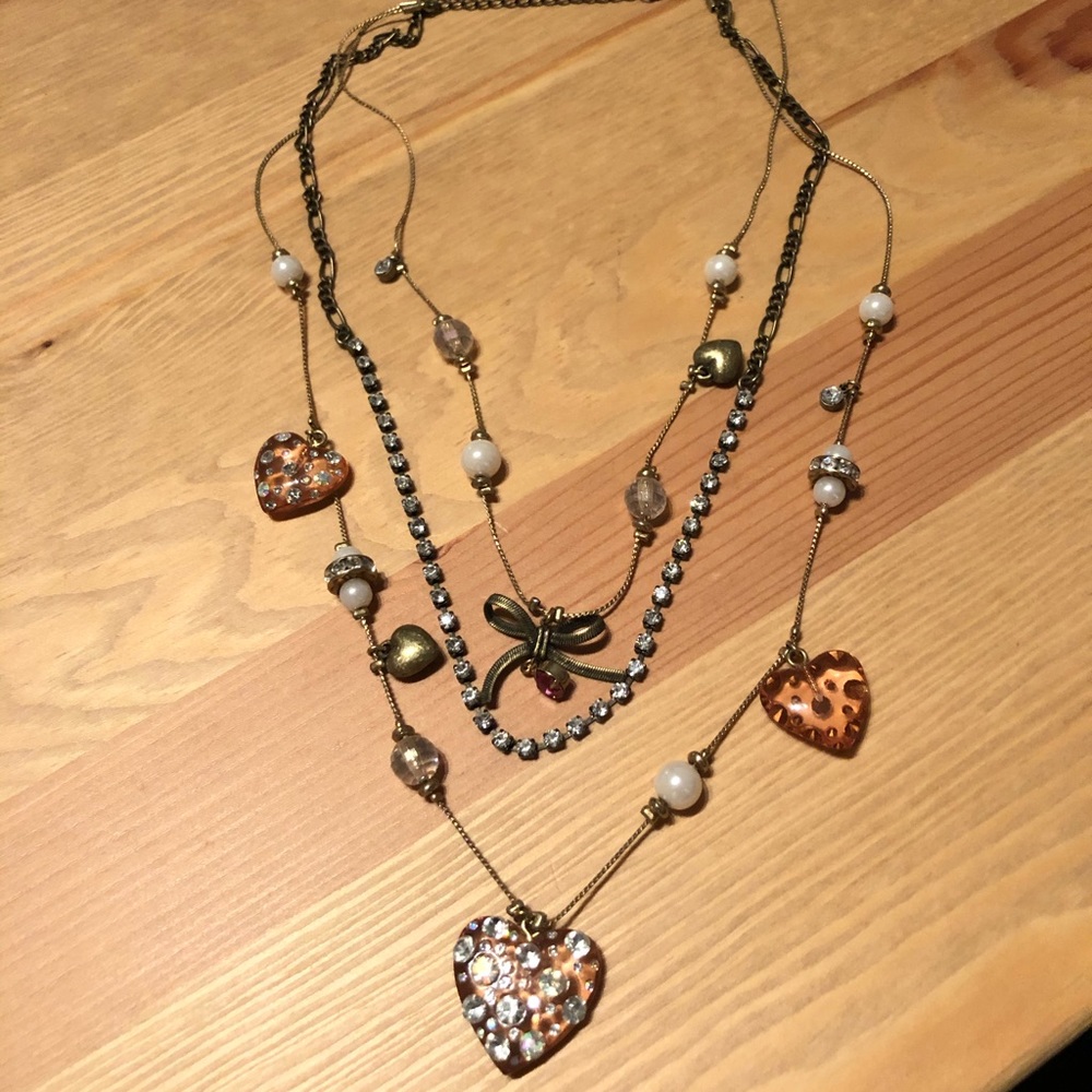 Betsey Johnson Heart Necklace